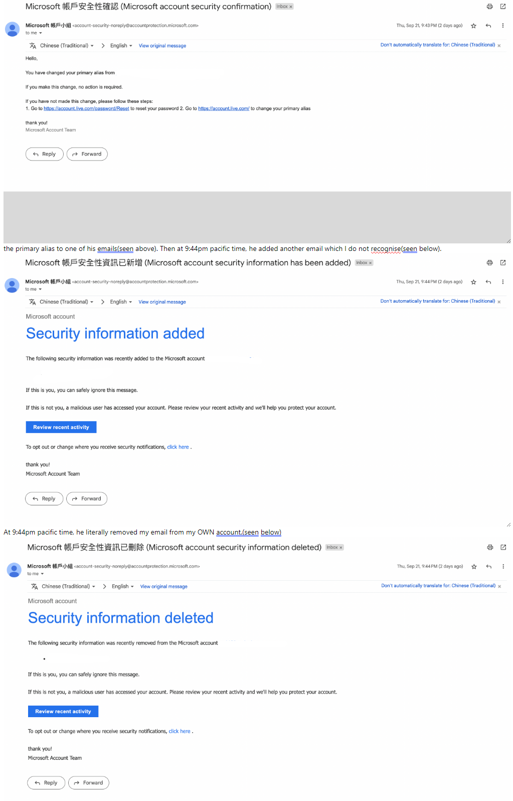 My Minecraft Account Was Getting Hacked. - Microsoft Community