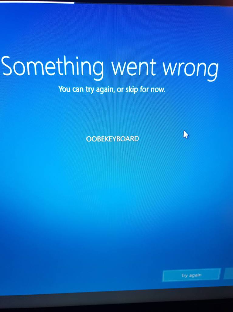 Oobekeyboard Error Windows 10 Virtualbox