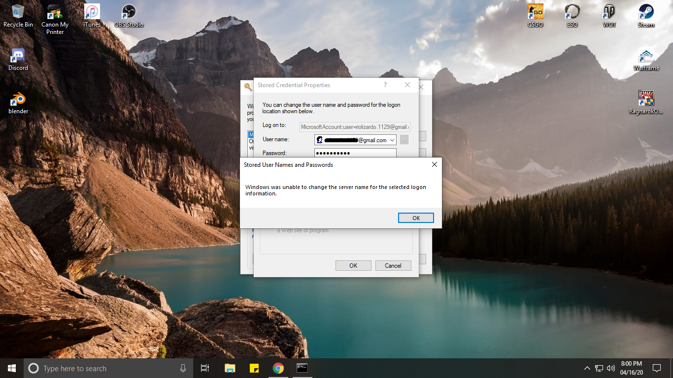 Netplwiz and rundll32 exe keymgr dll krshowmgr aren t allowing me to