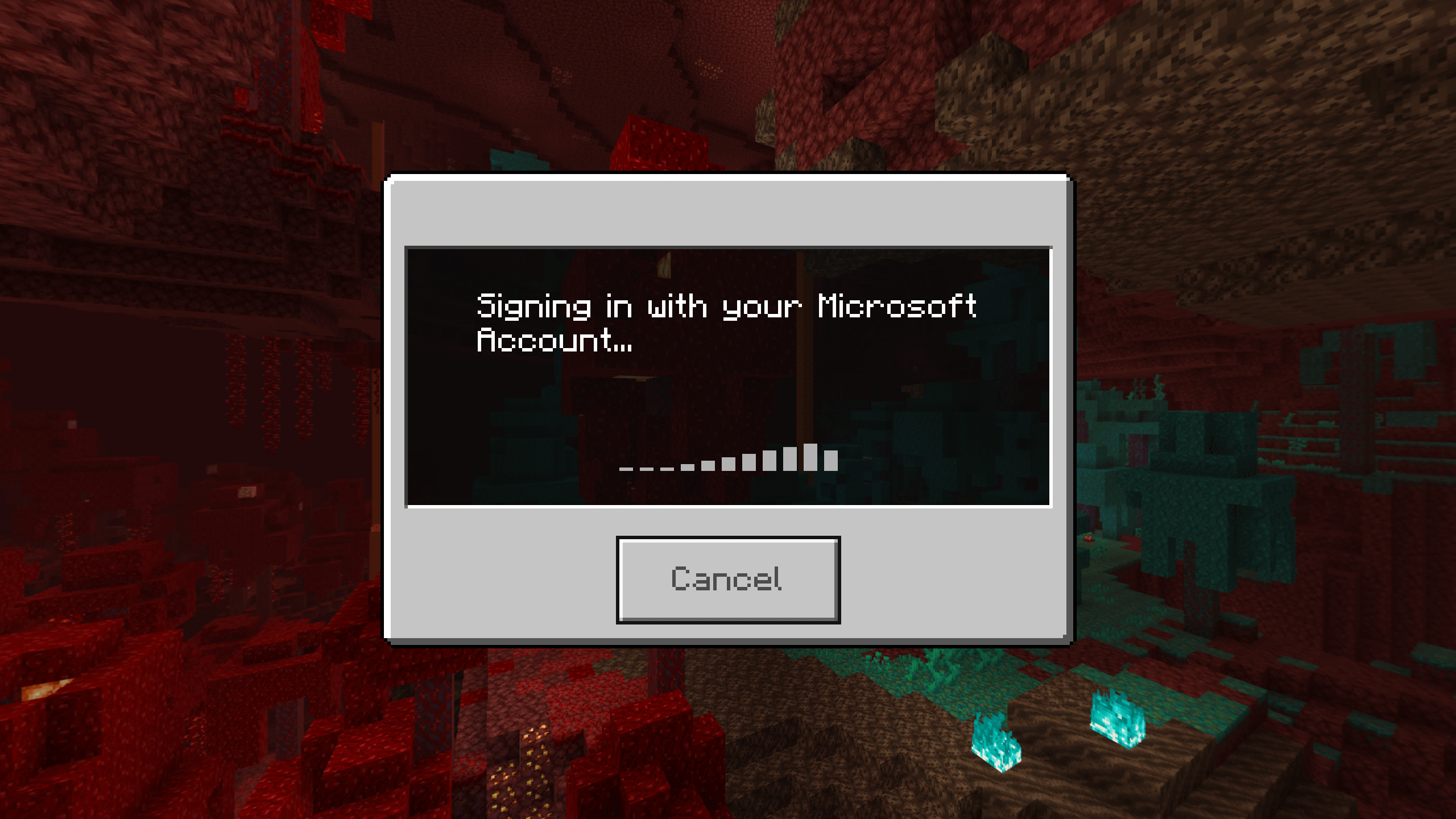 Minecraft for android sign in is stuck on loading - Microsoft Community