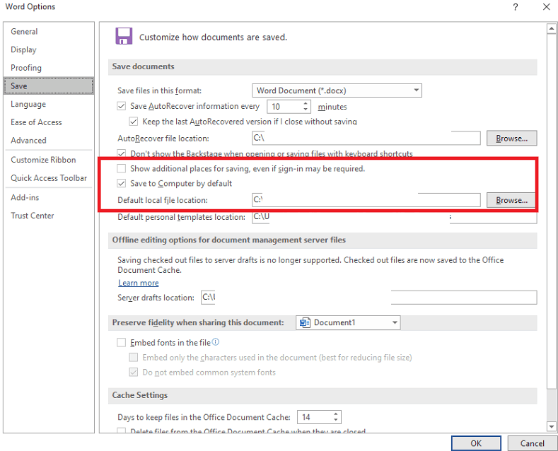 Switch Autosave Off For All Documents - Microsoft Community