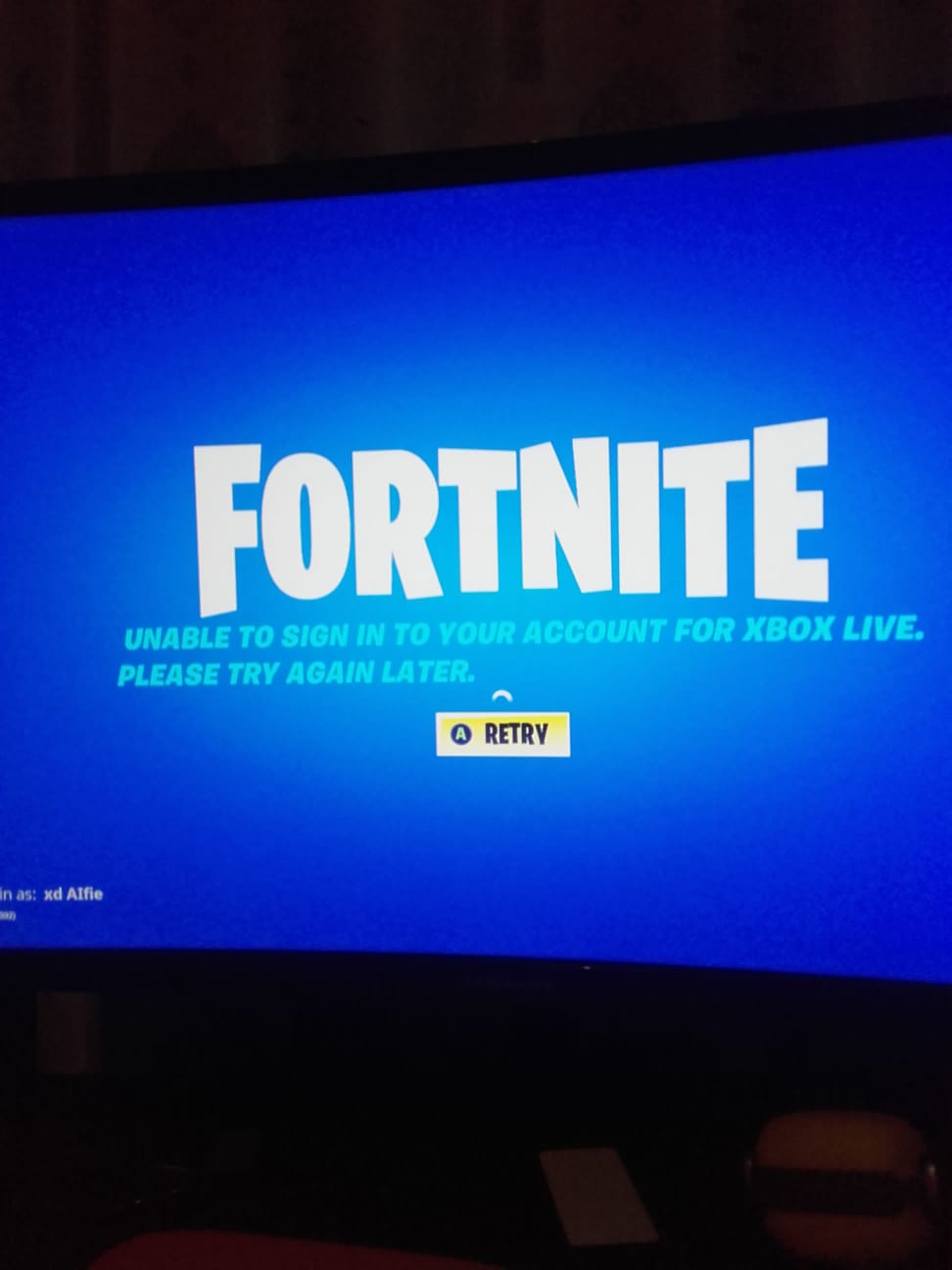 Unable To Connect Your Account To Xbox Live Fortnite Fortnite Microsoft Community