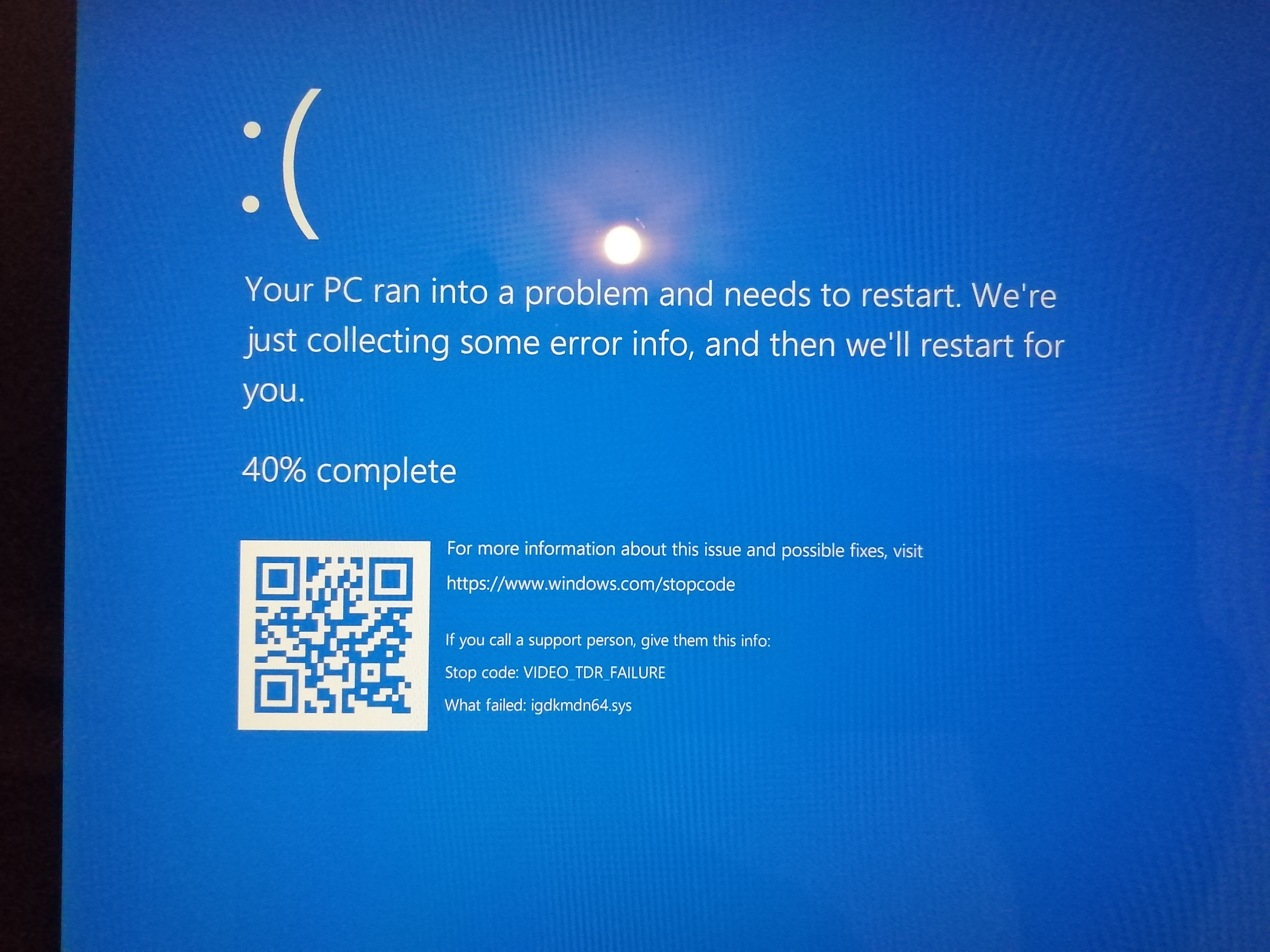 Surface pro 7 - BSOD stop code: VIDEO_TDR_FAILURE What failed ...