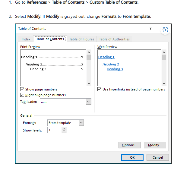 Customize TOC Content with additional fields - not just page numbers ...