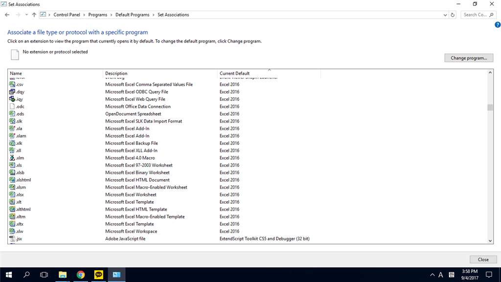 excel-2016-is-the-default-opening-program-for-exl-related-files-but