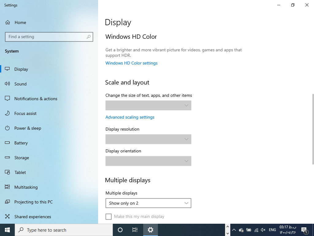 Scale And Layout Doesn't Work In Windows 10 - Microsoft Community