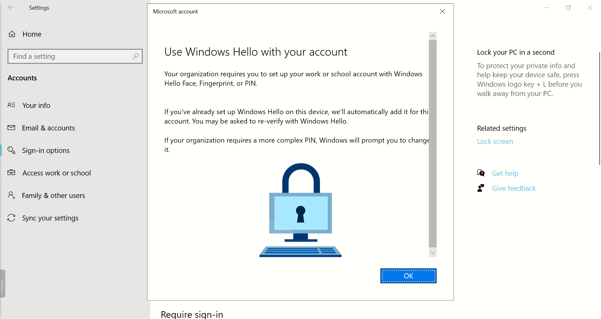 Unable To Reset Or Remove The Windows Hello PIN - Microsoft Community