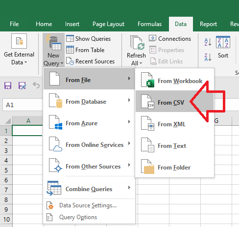 Power Query - How to import a CSV file that does not match your locale ...