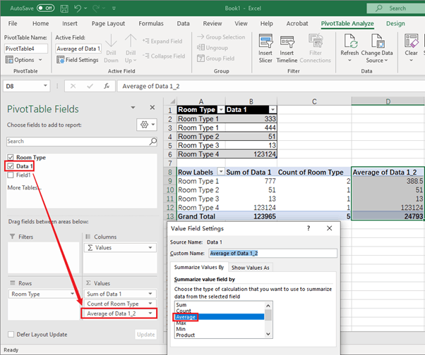 Pivot Table, Please help with percentage of count of row label ...