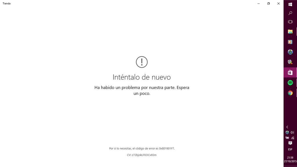 Windows 10 Error 0x801901f7 No Puedo Entrar En La Tienda De Windows Microsoft Community 1081