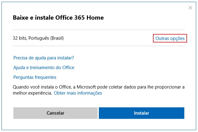 Baixar o instalador offline do Office 365 - Microsoft Community