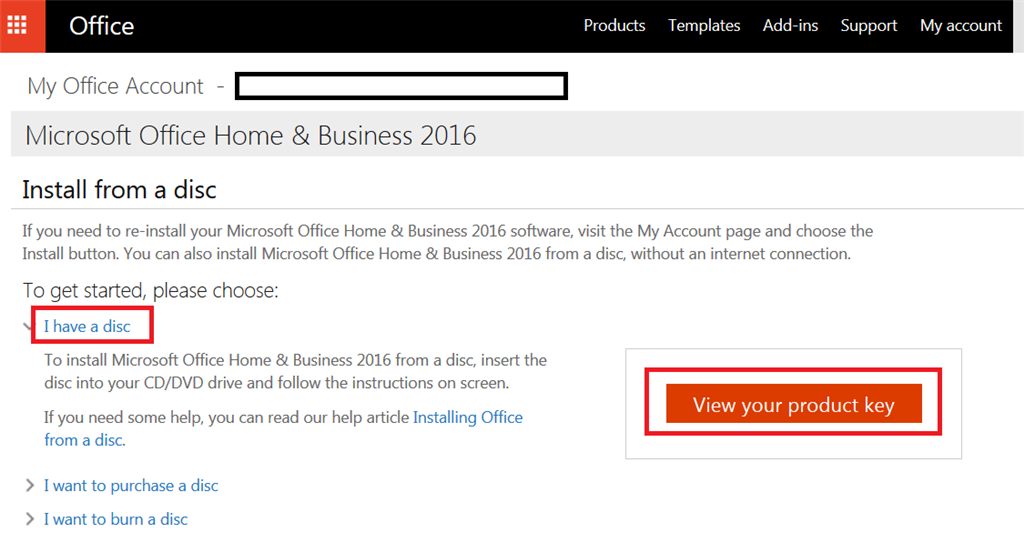 2016 ms office activation