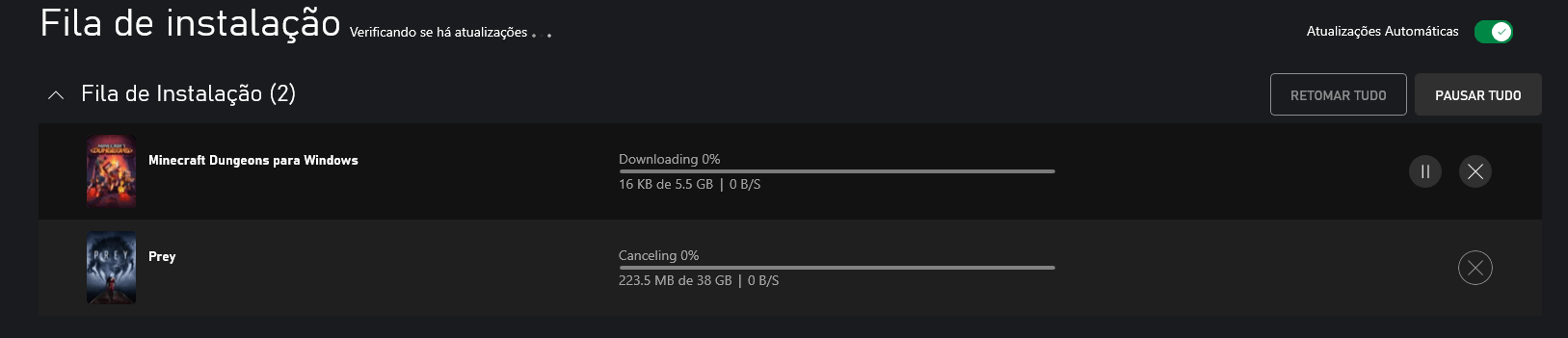 Xbox (Beta) PC  Downloads continually stall at 0 B/S, impossible