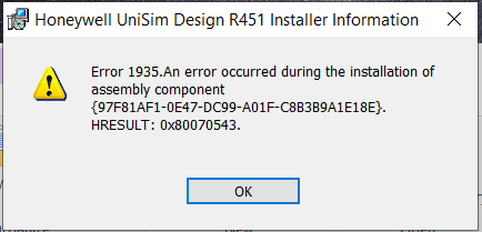 Error 1935 While Installing Visual C 08 Microsoft Community