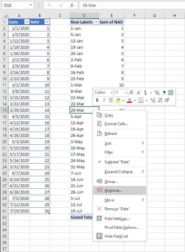 Pivot Table Date Conversions - Microsoft Community