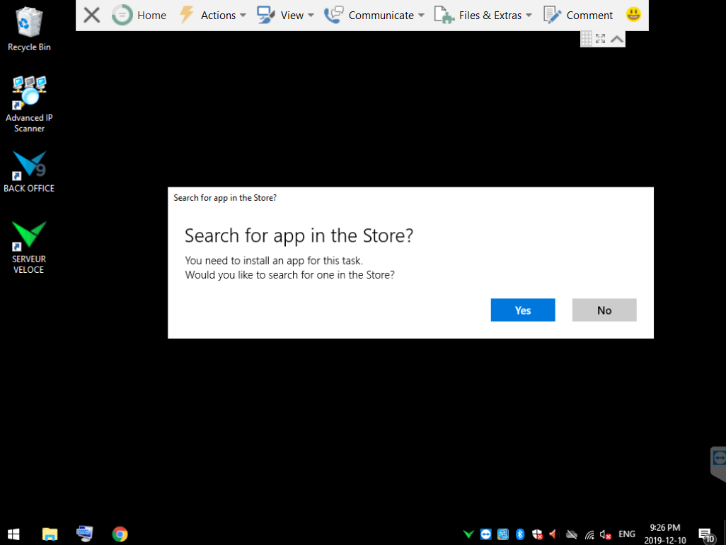 Microsoft store keeps asking me to search for another app to use