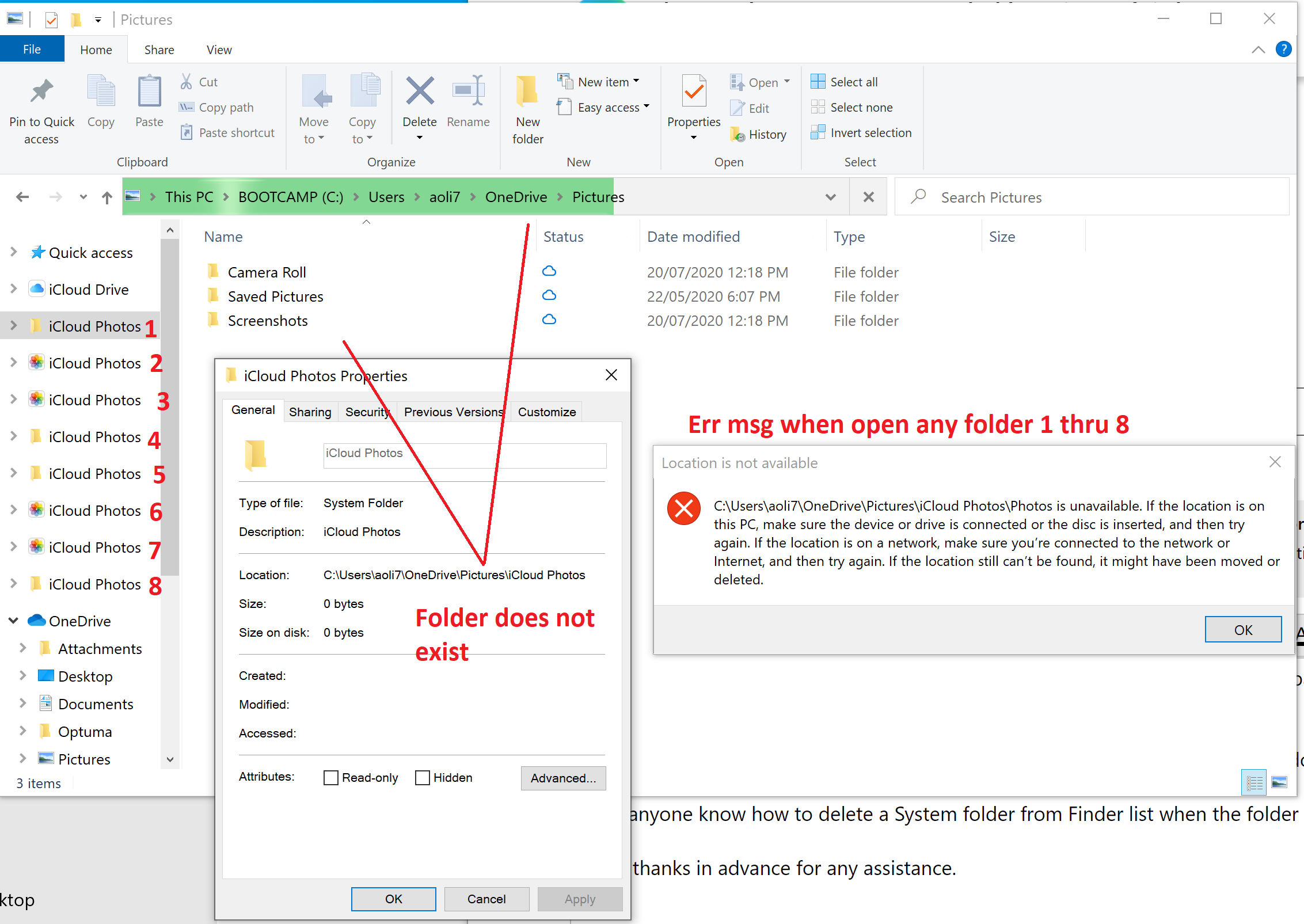 How to delete a file that does not exist? - Microsoft Community