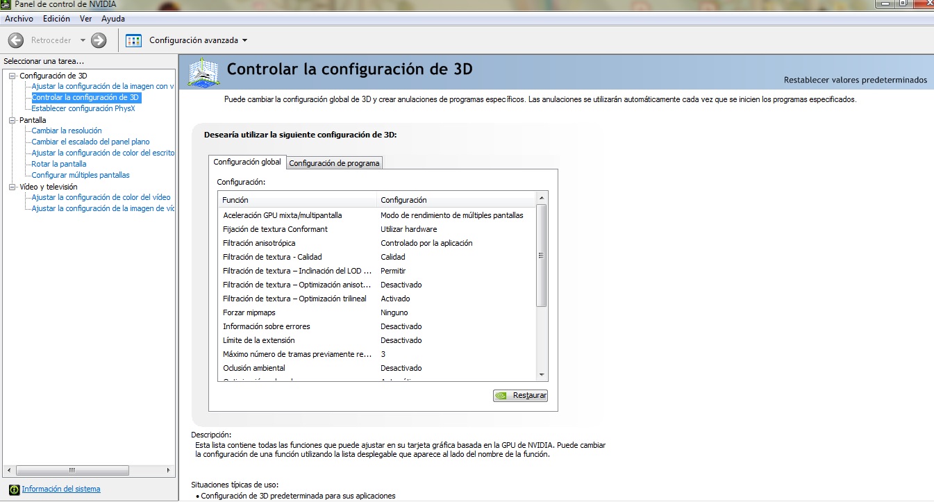 Actualizar tarjeta grafica cheap intel windows 7