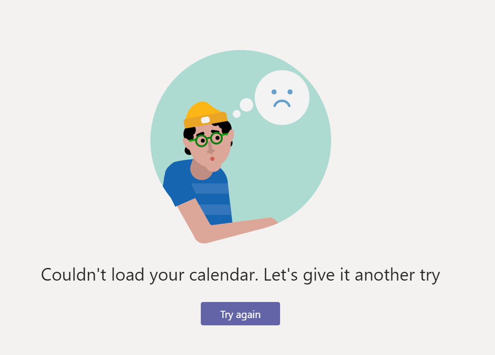 Microsoft Teams Cant load files, cant open calendar Microsoft Community