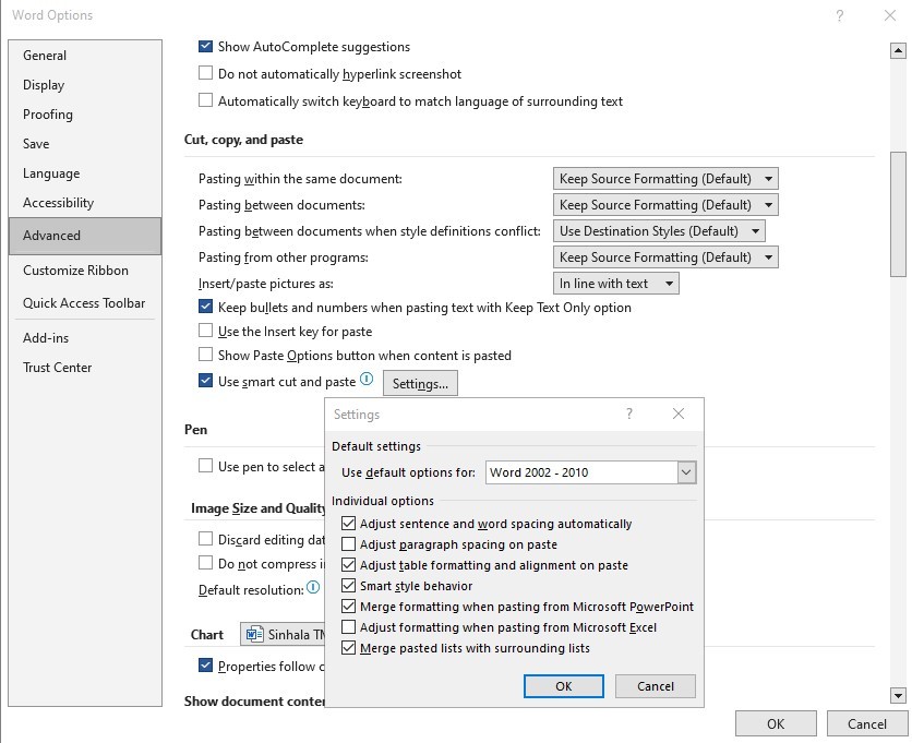 Copy and Paste Rows In a Table results in Misalignment Microsoft