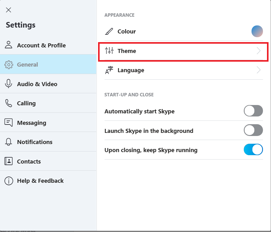 How To Change Background Colour To Incoming Skype Texts Microsoft
