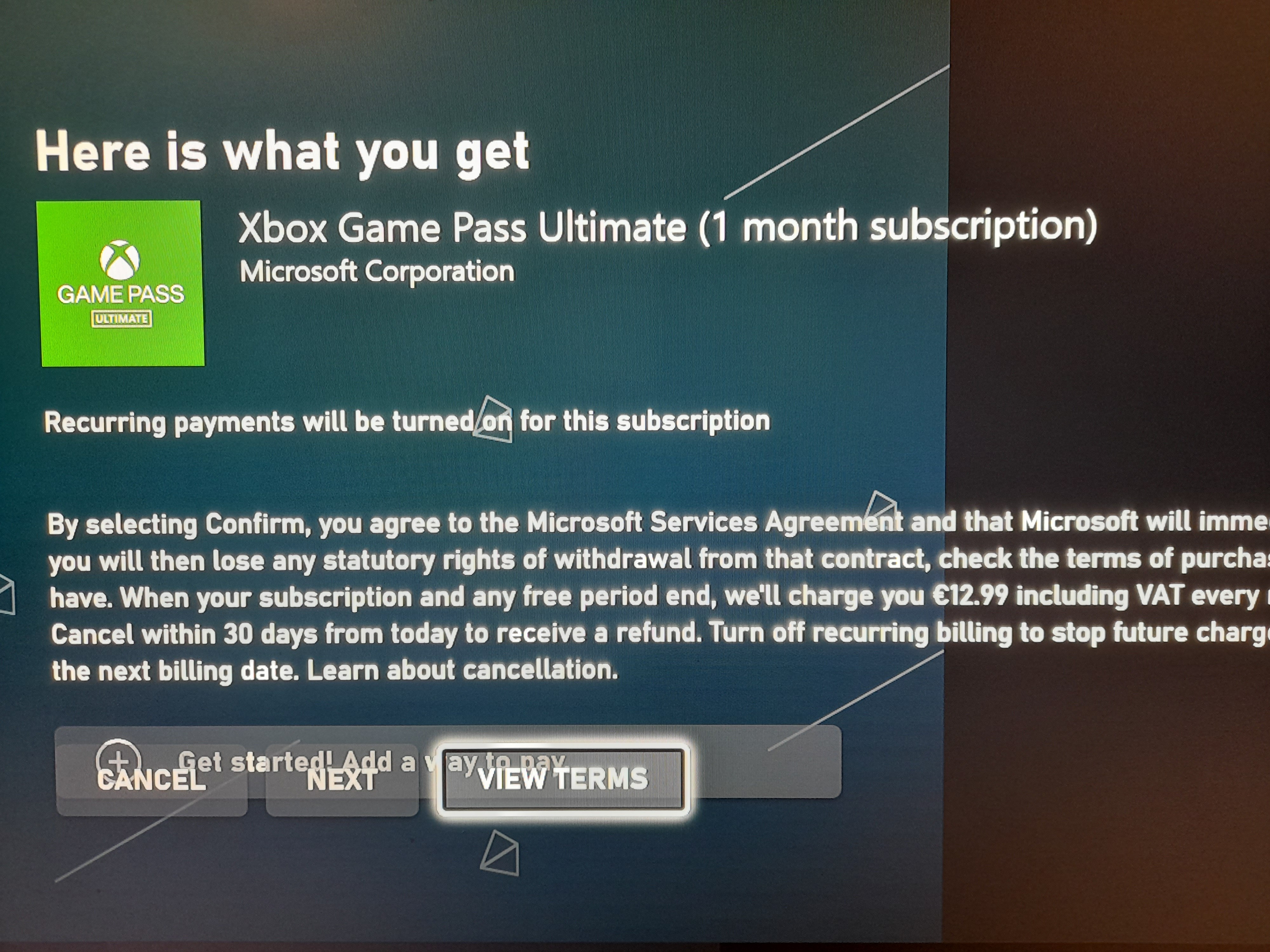 Free 1 Month Of Pc Gamepass Wont Claim. - Microsoft Community