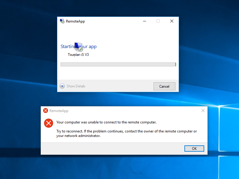 Remoteapp windows 10 не работает
