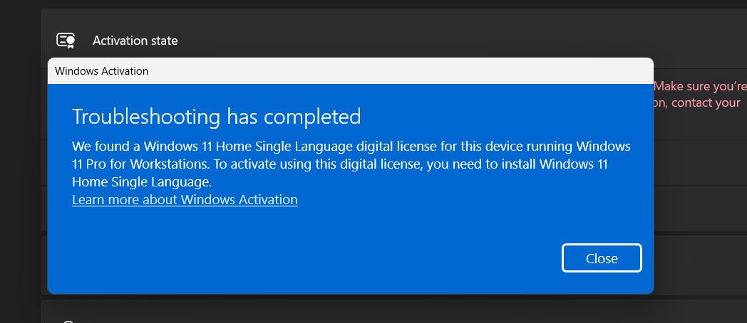 Windows 11 Home Digital Licence