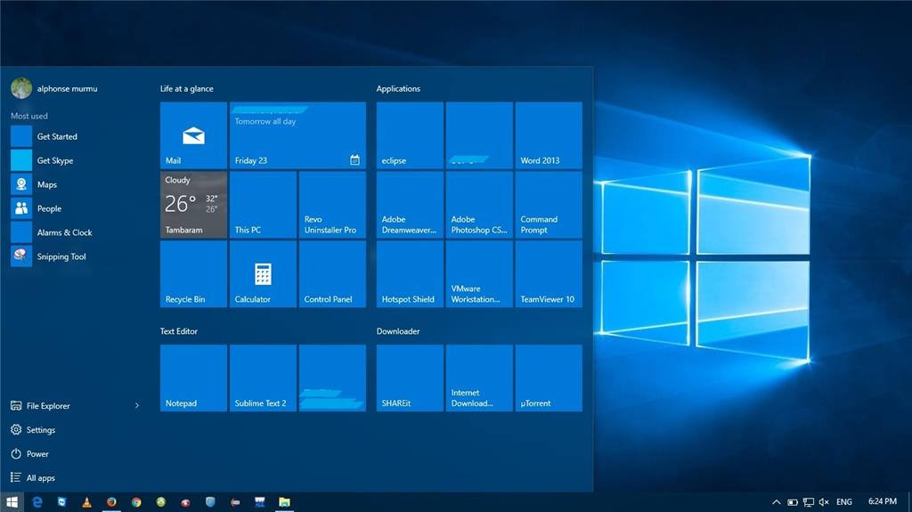 microsoft apps missing windows 10