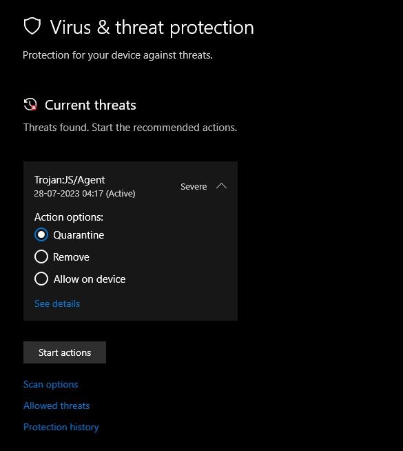 Windows defender is saying this file is a trojan. Is this a false positive?  : r/thinkorswim