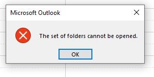 The Set Of Folder Cannot Be Opened. - Microsoft Community