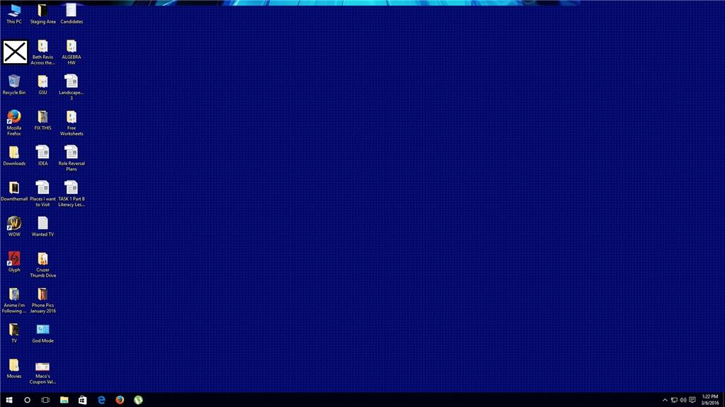 Weird Blue Screen instead of Background - Microsoft Community
