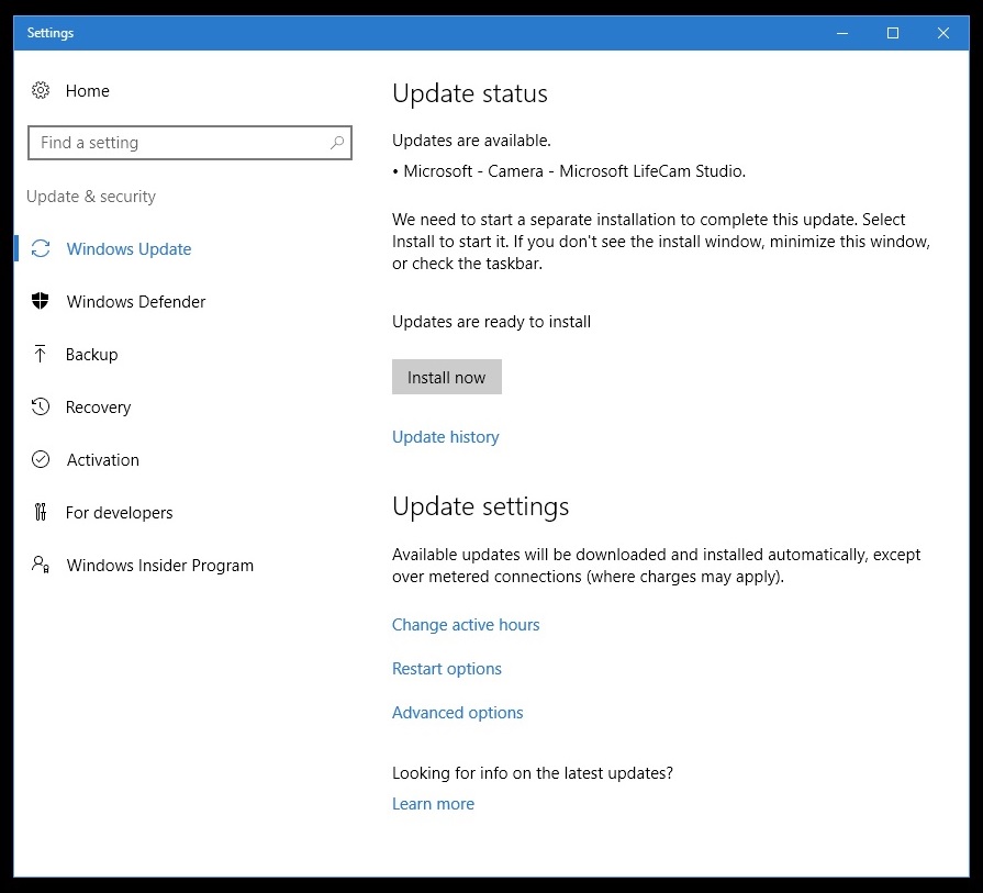 Microsoft LifeCam  Windows 10  Microsoft Community
