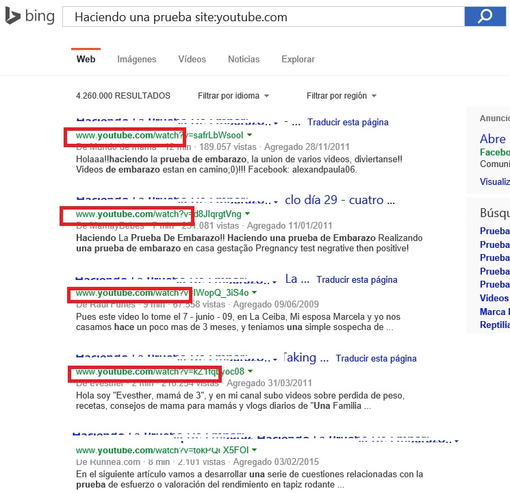 Por Qué Bing No Me Muestra Youtube En Los Resultados? - Microsoft Community