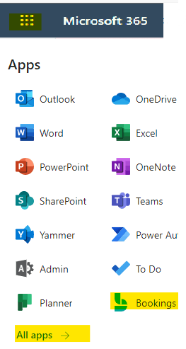 Unable to access bookings with me - Microsoft Community