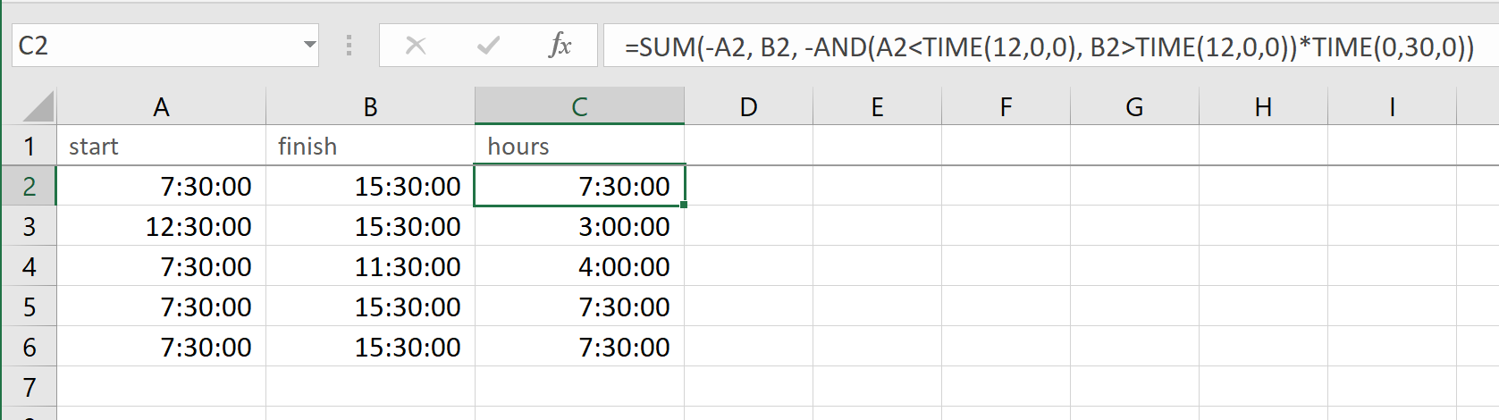 Excel dollars x hours formula - Microsoft Community