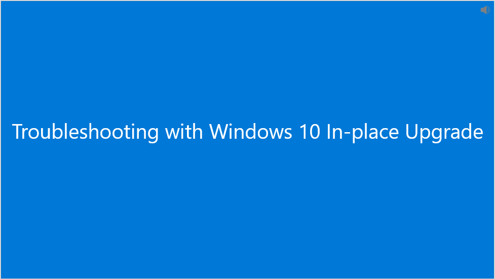 How to perform an In-place Upgrade with Windows 10 Step-by-Step Guide -  Microsoft Community