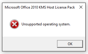 Microsoft Office 2010 Kms Host License Pack Does Not Install On A