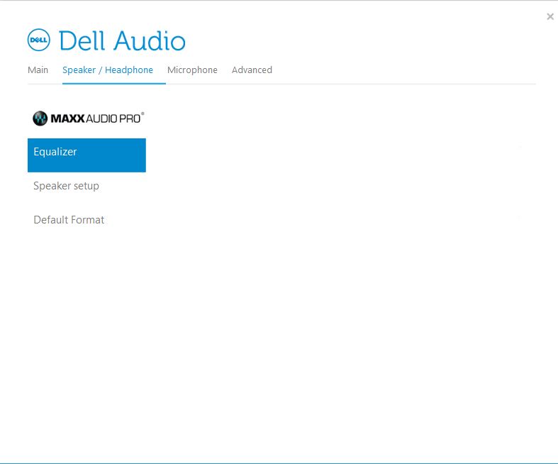 Audio Equalizer presets are missing in DELL Inspiron 3542 after Microsoft Community