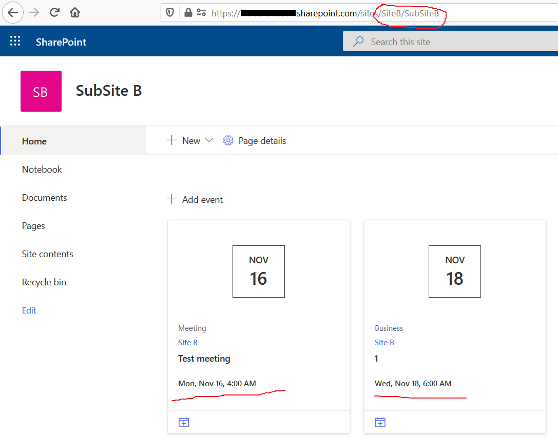 SharePoint Online - Time zone mismatch between Calendar and Calendar ...