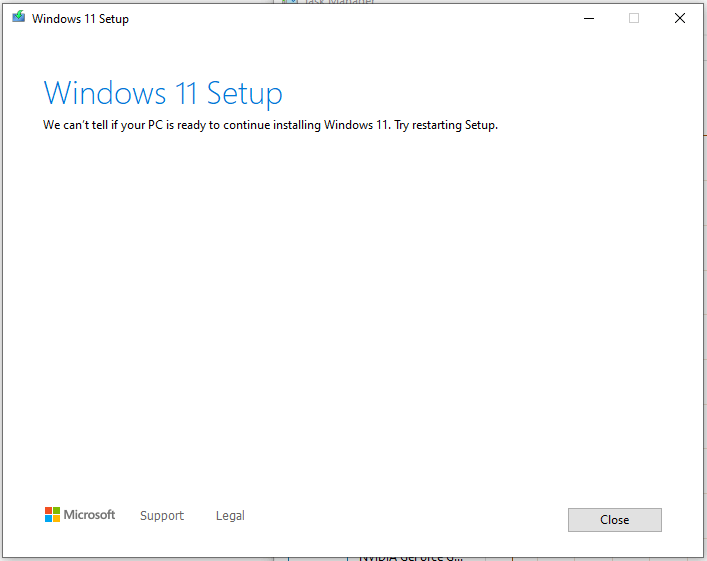 Can't install windows 11 - Error code 0x80070003 - Microsoft Community