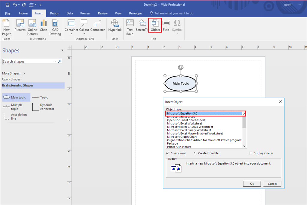 VISIO 2016 Equation entry does not work consistantly - Microsoft Community