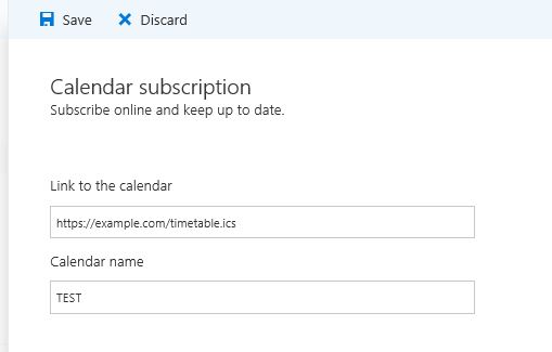 Direct Link for ICS Calendar Subscription in Outlook Calendar ...