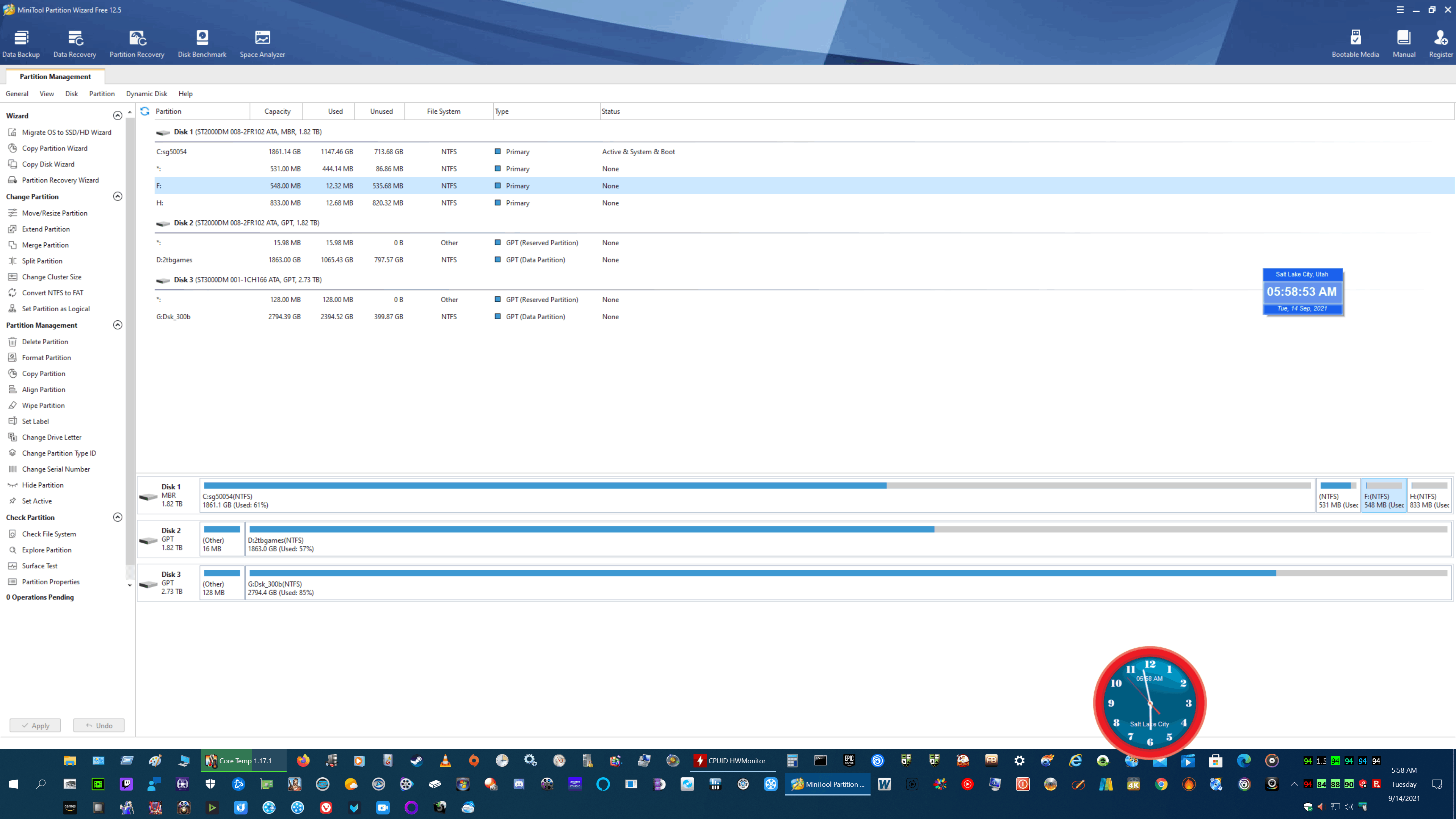 Windows 10 pro cloned hard drive has more partitions then the original -  Microsoft Community