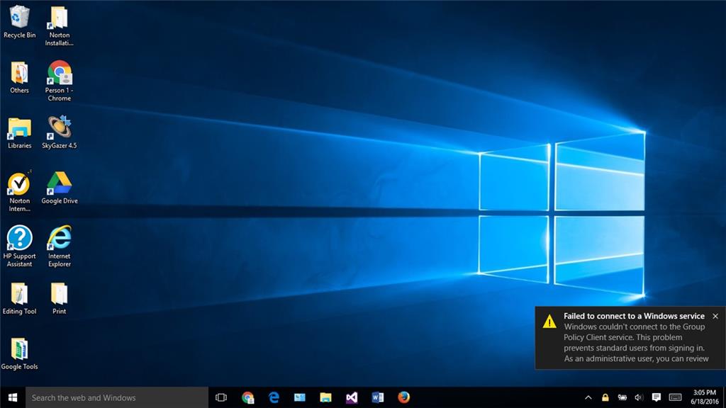 Windows Couldn T Connect To The Group Policy