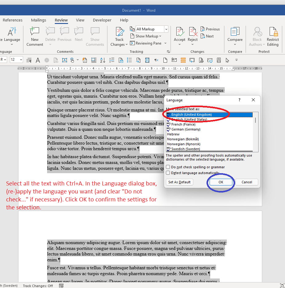 Spelling won't work in MS word - Microsoft Community