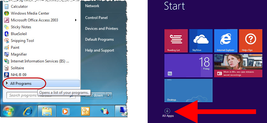 How Do I Find All Programs On Windows 8 Microsoft Community