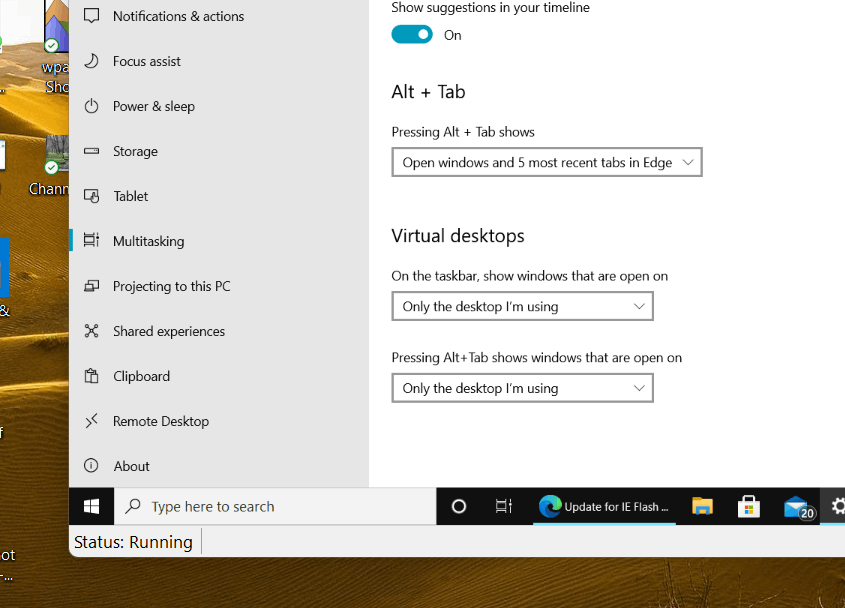 Edge showing tabs/websites in taskbar as separate app - Microsoft Community