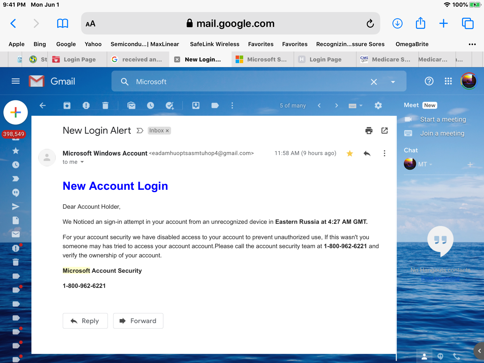 Microsoft account security scam microsoft community