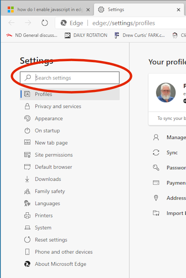 How Do I Enable Javascript In Edge - Microsoft Community
